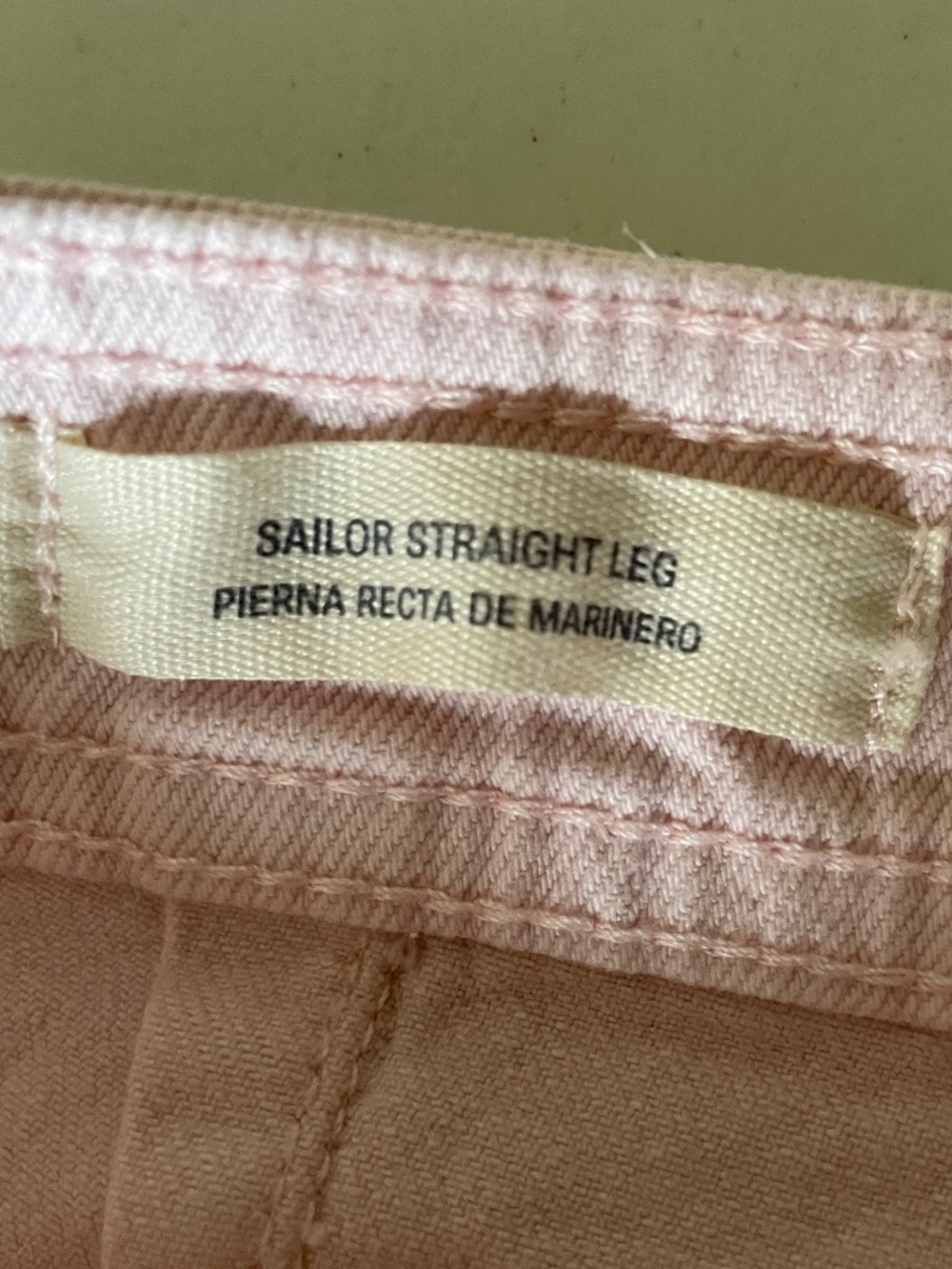 Pink Wide Leg Sailor Cropped Jeans High Rise Universal Thread Size 8 - Picture 5 of 11